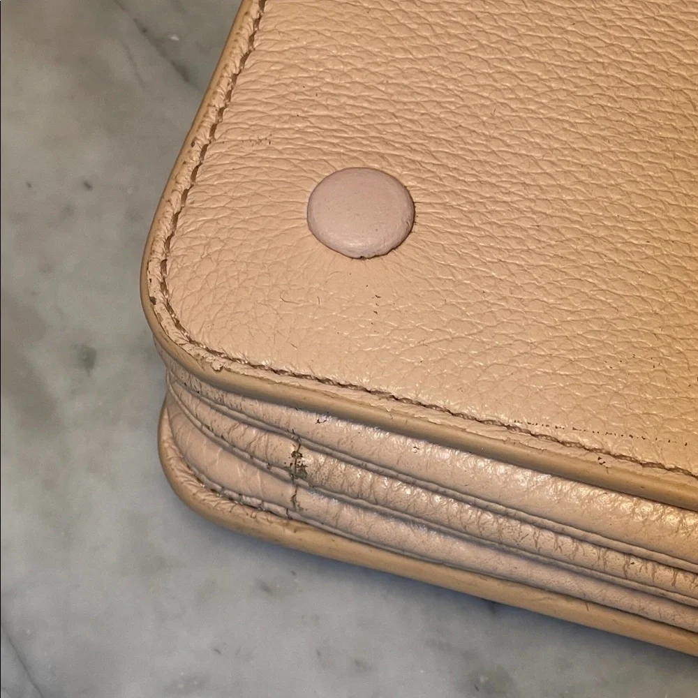 Steven Alan Pebble Leather Crossbody Bag - Nude/Tan